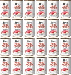  Brit Brit Mono Protein Beef & Rice 24 x 400 g