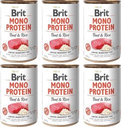  Brit Brit Mono Protein Beef & Rice 6 x 400 g