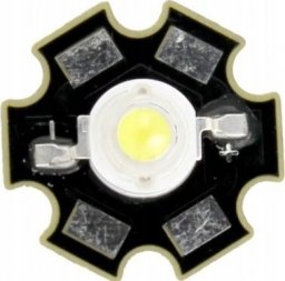 Dioda power LED PCB 1W Zimna biel 6000k 280LM FV