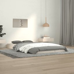  vidaXL vidaXL Rama łóżka, biała, 100 x 200 cm, lite drewno sosnowe