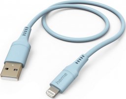 Kabel USB Hama Lightning - USB-A 1.5 m Niebieski (002015660000)