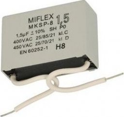 MIFLEX Kondensator silnikowy MIFLEX 1,5uF 400V POLSKI