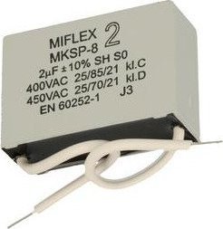 MIFLEX Kondensator silnikowy MIFLEX 2uF 400V POLSKI