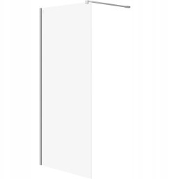 Cersanit (kabiny walk-in) Kabina prysznicowa walk-in MILLE chrom - (90x200) szkło transparentne (S161-006)