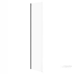 Cersanit (kabiny walk-in) Ścianka stała kabiny prysznicowej walk-in MILLE - (50x200) czarna (S161-016)