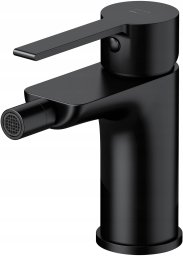 Bateria bidetowa Cersanit (baterie bidetowe) Bateria bidetowa sztorcowa VIRGO czarna (S951-573)