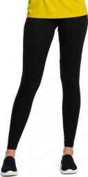  RENNWEAR Legginsy sportowe damskie męskie dziecięce z długą nogawką bawełniane czarny 176 cm / XL
