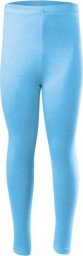 RENNWEAR Legginsy sportowe damskie męskie dziecięce z długą nogawką bawełniane błękitny 164 cm / S