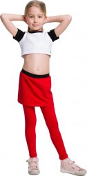  RENNWEAR Legginsy długie ze spódniczką czerwony 152 cm