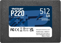 Dysk SSD Patriot P220 512GB 2.5" SATA III (P220S512G25)