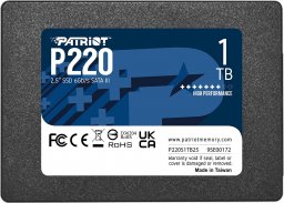 Dysk SSD Patriot P220 1TB 2.5" SATA III (P220S1TB25)