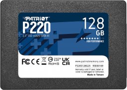 Dysk SSD Patriot P220 128GB 2.5" SATA III (P220S128G25)