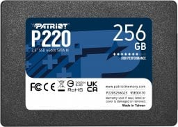 Dysk SSD Patriot P220 256GB 2.5" SATA III (P220S256G25)