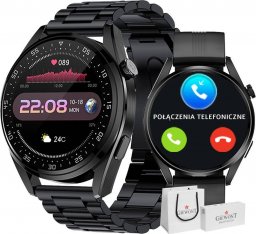 Smartwatch Giewont Smartwatch Giewont GW450-1 Czarny + Pasek Czarny Silikonowy