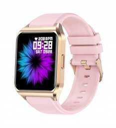 Smartwatch Rubicon E89 Różowy  (RNCE89)