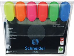  Schneider ZakreĹ›lacz Job 6 sztuk mix kolorĂłw 