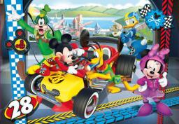  Clementoni Puzzle 104el Mickey Roadster Racers (27984)