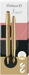  Pelikan Pióro wieczne Jazz Noble Elegance + długopis Gold