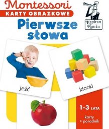  Kapitan Nauka Montessori Karty obrazkowe Pierwsze słowa 1-3 lata