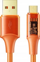 Kabel USB Mcdodo microUSB - USB-A 1.8 m Pomarańczowy (CA-2103)