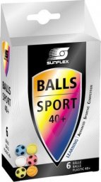  Sunflex Piłeczki do tenisa stołowego SUNFLEX Sport 6 szt. 20608