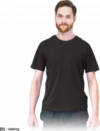  R.E.I.S. TSR-REGU - t-shirt męski o standardowym kroju, 100% bawełna - czarny L
