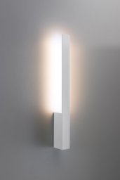 Kinkiet Thoro Metalowa lampa ścienna Lahti prostokątna LED 8W biała