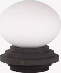 Lampa stołowa Markslojd Gabinetowa lampa stojąca Amfi kulista na stół szara biała