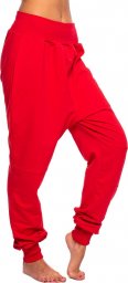  RENNWEAR PUMPY Dresowe spodnie z obniżonym krokiem czerwony 172-176 cm / L-XL