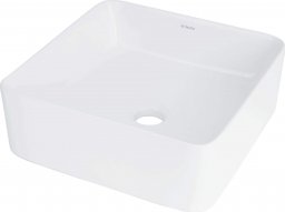 Umywalka Deante ceramiczna nablatowa biała (CDJ 6U3S)