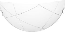 Lampa sufitowa Kaja Plafon półkole biały nowoczesny szklany Kaja FEEL K-1521 RG1-08