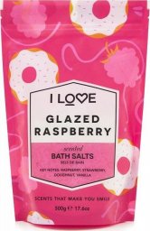 I love Scented Bath Salts kojąco-relaksująca sól do kąpieli Glazed Raspberry 500g