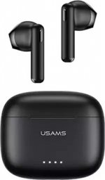 Słuchawki Usams USAMS Słuchawki Bluetooth 5.3 TWS US Series Dual mic bezprzewodowe czarne/black BHUUS01