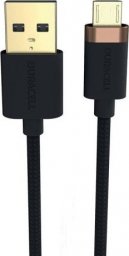 Kabel USB Duracell USB-A - microUSB 1 m Czarny (USB7013A)