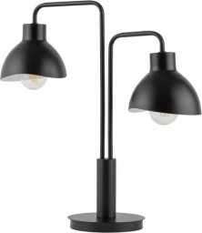 Lampa stołowa Sigma Czarna lampa stołowa Holi metalowa na biurko do gabinetu