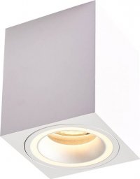 Lampa sufitowa Milagro Sufitowy downlight minimalistyczny Bima kostka biała