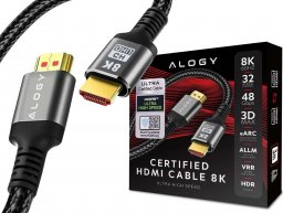 Kabel Alogy HDMI - HDMI 2m czarny