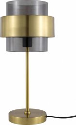 Lampa stołowa Light Prestige Loftowa lampa stołowa Miele LP-866/1T SM/GD przydymiona złota