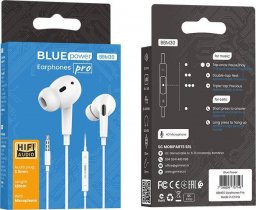 Słuchawki Blue Power BLUE POWER SŁUCHAWKI DOUSZNE Z MIKROFONEM BBM30 PRO 3.5MM 1.2M BIAŁY standard