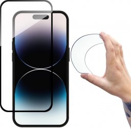  Wozinsky Wozinsky Full Cover Flexi Nano Glass szkło hartowane iPhone 14 Pro Max elastyczne z czarną ramką