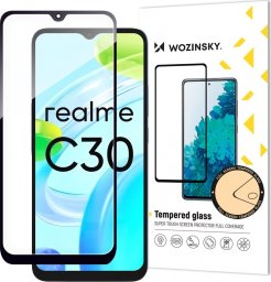  Wozinsky Wozinsky Full Glue Tempered Glass szkło hartowane Realme C30 / Realme Narzo 50i Prime 9H na cały ekran z czarną ramką