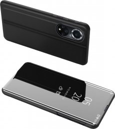  Hurtel Clear View Case etui Huawei nova 9 pokrowiec z klapką czarne