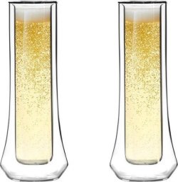 Vialli Design Komplet 2 kieliszków do szampana z podwójną ścianką Soho 140 ml 8906