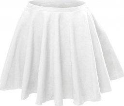  RENNWEAR Rozkloszowana spódniczka z koła - biały 104-110 cm