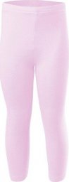  RENNWEAR Legginsy z nogawką 3/4 sportowe damskie męskie dziecięce bawełniane różowy 158 cm / XS