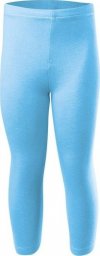  RENNWEAR Legginsy z nogawką 3/4 sportowe damskie męskie dziecięce bawełniane błękitny 176 cm / XL