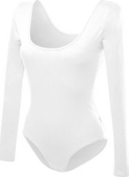  RENNWEAR Body damskie z długim rękawem wyszczuplające biały 172-176 cm / L-XL