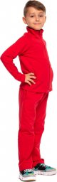  RENNWEAR Bluza sportowa ze stójką zamkiem i kieszeniami czerwony 128-134 cm