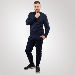  Lacoste Bluza bez kaptura Męska Lacoste Ciemnoniebieski - XL