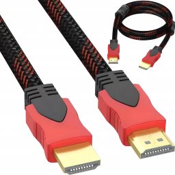 Kabel Retoo KABEL HDMI FULL HD UHD 4K 3D PRZEWÓD HIGH SPEED 1,5M